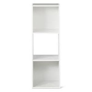 lot 38 image: 11 3 Cube Organizer Shelf - Room Essentials-White