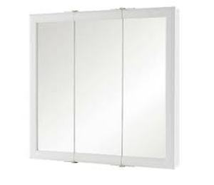 lot 97 image: HDC 30 in. W x 29 in. H Rectangular Medicine Cabinet with Mirror-White