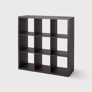 lot 78 image: 11 9 Cube Organizer Shelf - Room Essentials-Espresso