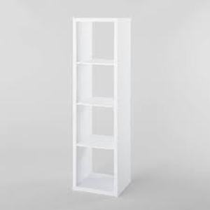 lot 75 image: 4 Cube Vertical Organizer - Brightroom-White
