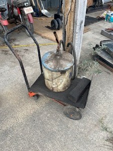 Cart & Grease Pail