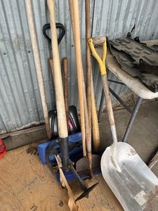 lot of Yard Tools