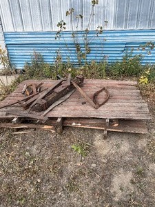 Barn Wood   buggy springs   horse eveners
