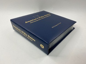 lot 11 image: 150pc Fifty States of America Stamp Album