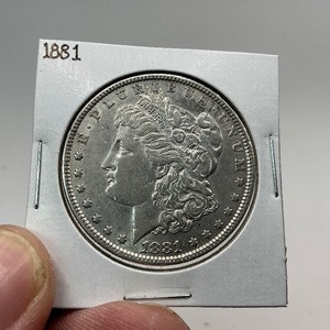 lot 31 image: 1881 Silver Morgan Dollar