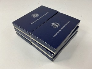lot 44 image: 6x 1987 Proof Constitution Commemorative Silver Dollar