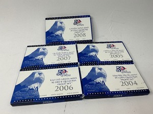 lot 67 image: 2004-2008 State Quarter Proof Set
