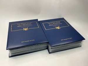 lot 76 image: 147pc Vice President Metal and Stamp Collection