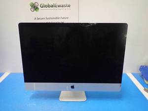 Apple&nbspiMac 17,1 A1419 AIO PC &nbspINTEL CORE I5-6500 3.2 Ghz  16GB DDR4 SDRAM  1TB HDD  Includes IOS and power cable &nbspcracks on screen