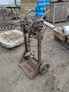 Heavy Duty Tank Cart With Torch and regulators