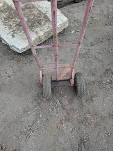 Hand Cart off center wheels