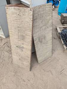 2 wood and steel utility trailer ramps - wide