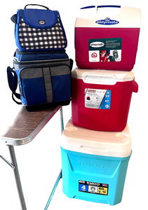 lot 44 image: Assortment of Five Coolers