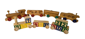 lot 82 image: Wooden Toy Trains