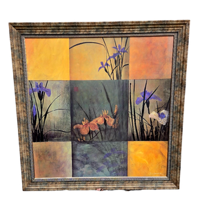 lot 17 image: Iris Nine Patch by Don Li-Leger - Wall Art