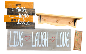 lot 16 image: Assortment of Wall Decor