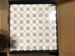 3 Boxes of Kaleo Clay 14.17 in. x 14.17 in. Matte Porcelain Terracotta Look Floor and Wall Tile (10.76 sq. ft.Case) by Ivy Hill Tile Customer Returns See Pictures