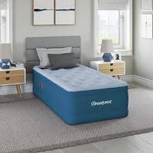 Beautyrest Comfort Plus Air Bed Mattress with Built-in Pump and Plush Cooling Topper, 17 Full  Customer Returns See Pictures