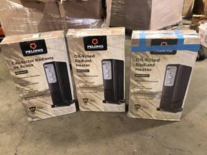 Lot of Oil-Filled Radiant Heaters Customer Returns See Pictures