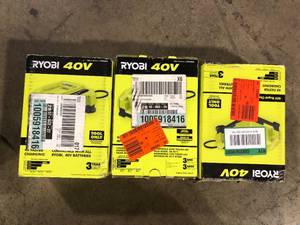 Lot of Assorted Ryobi Hardware Items Various Models and Conditions Customer Returns See Pictures