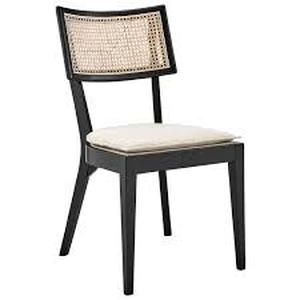 Lot of MODWAY Caledonia Chair Beige Wood Dining Customer Returns See Pictures
