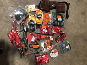 Lot of Assorted Hand Tools and Hardware Various Models and Conditions  Customer Returns See Pictures