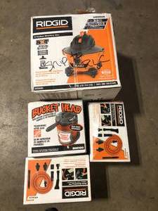 Lot of Assorted Ridgid Tools and Hardware Various Models and Conditions   Customer Returns See Pictures