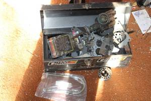 lot 24 image: Crane Automotive Parts Assortment in Metal Toolbox