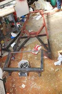 lot 36 image: Custom Metal Car Frame