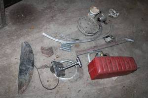 lot 55 image: Assortment of Vintage Automotive Parts and Accessories