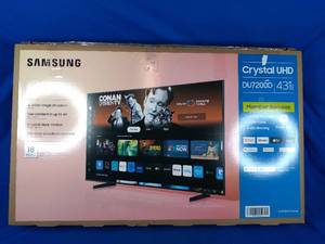 New Samsung DU7200 Crystal 4K UHD Smart TV