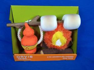 New Orvis Pet Outdoor Adventure Unleashed 3 Piece Toy Set