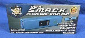 New Streetwise Mini SMACK 20,000,000 Stun Gun - Blue