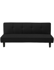 New Serta Landon Convertible Futon Sofa Bed, Black
