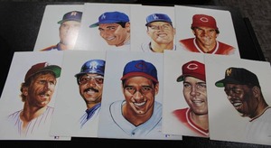 lot 86 image: 1989 Living Legends 8x10 Photo Lot  9 Different - 5 Copies Each  45 Photos