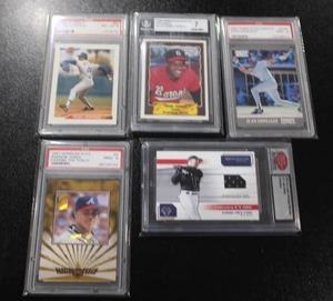 lot 144 image: Various Graded & Slabbed Star & Fan Favorite Lot  5 Cards