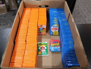 lot 151 image: 1990 Donruss - 1989 Topps  - 1991 Score - 1989 Donruss Baseball Pack Lot  250 Packs