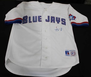 lot 157 image: Russell Toronto Blue Jays Travis Snider Autographed Jersey Medium