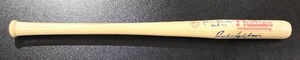 lot 210 image: Philadelphia Phillies Richie Ashburn & Robin Roberts Autograph Hall of Fame Mini Bat