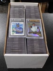 lot 215 image: Graded Beckett BGS Bulk Slab Lot  85 Graded Cards