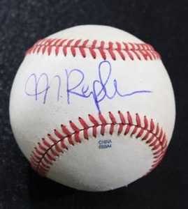 lot 228 image: Max Kepler Rawlings Arizona Fall League Baseball Autograph