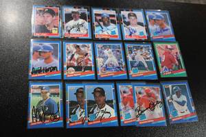 lot 273 image: 1988 & 1991 Donruss Baseball In Person Autograph Lot  16 Cards