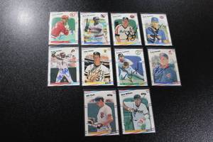 lot 277 image: 1988 Fleer Baseball Card In Person Autograph Lot  10 Cards