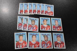 lot 279 image: 1988 Topps Baseball In Person Autograph Lot  16 Cards