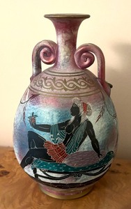 lot 53 image: Greek Dionysus God Vase