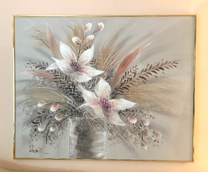 lot 11 image: Vintage Original Floral Painting by Lee Reynolds