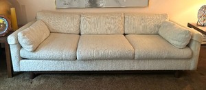 lot 25 image: Mid Century Upholstered Sofa