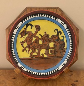 lot 66 image: Decorative Plate with Wooden Stand