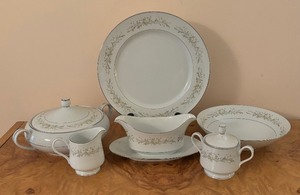 lot 64A image: Grace Rhapsody China Serving Pieces
