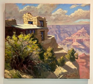 lot 71 image: Original Scenic Oil on Canvas Painting
